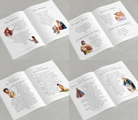 Livro De Oração Personalizado Para Batizado / Eucaristia
