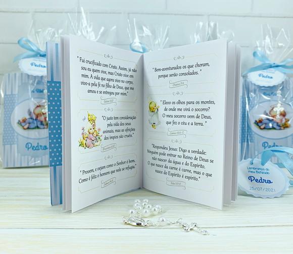 Mini Bíblia para Lembrancinha de Batizado