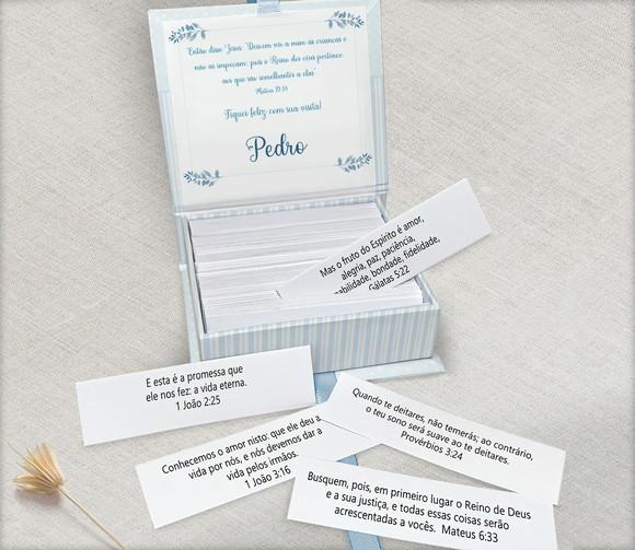 Caixinha de Promessas para Lembrancinha