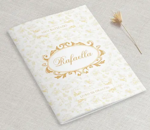 Livrinho De Orações Personalizado Batizado / Eucaristia