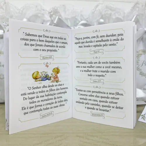 Livrinho Versículos Bíblicos Personalizado Lembrancinha