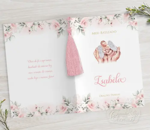 Livro de Orações Luxo Batizado / Eucaristia