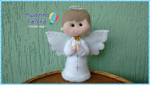 Anjo em feltro