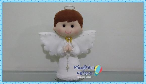 Anjo em feltro