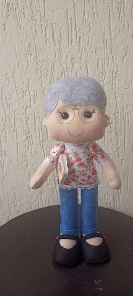 Boneca Professora em feltro
