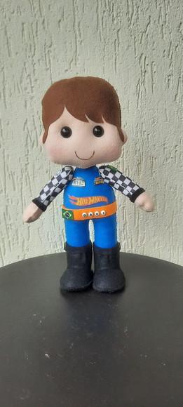 Boneco Piloto Hot Wheels