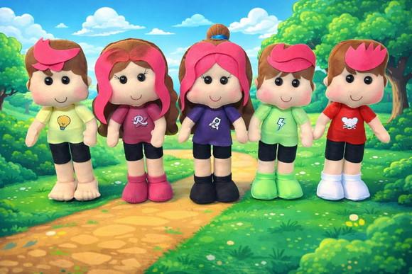 Bonecos Turma Emily Vick