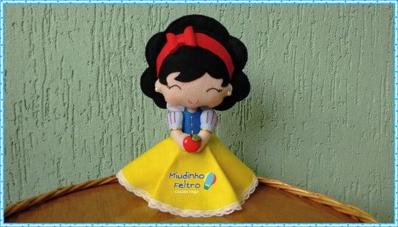 Branca de Neve Cute Centro de Mesa