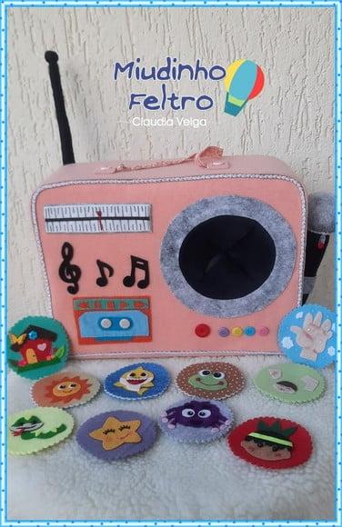 Caixa Musical Pedagógica em Feltro