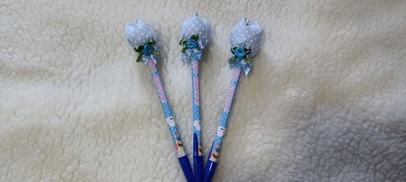 Caneta Personalizada com Tulipa Lembrancinhas