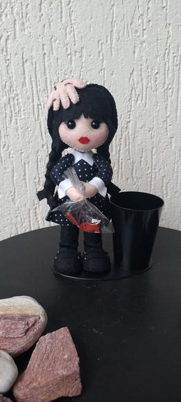 Centro de Mesa Wandinha - Porta Lápis