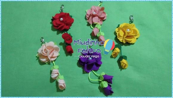 Chaveiro Flores