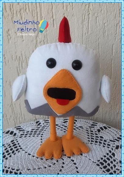 Chicken Gun Game em Feltro jogo