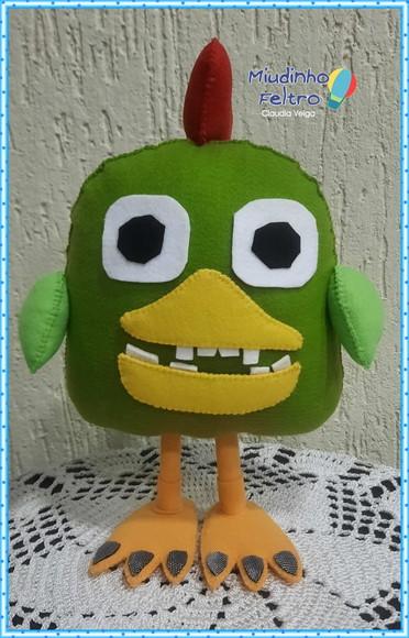 Chicken Gun Game em Feltro jogo