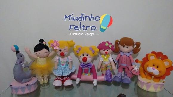Circo Menina Rosa 7 Peças