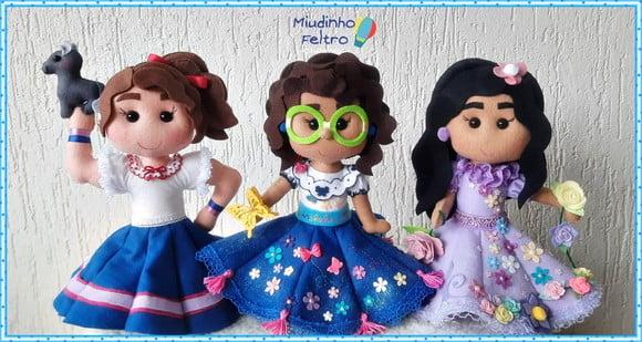 Kit Encanto 4 Bonecos