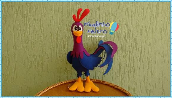 Kit Galinha Pintadinha em Feltro 5 Peças