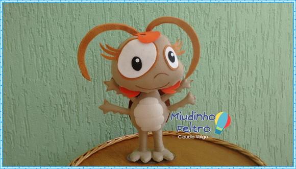 Kit Galinha Pintadinha em Feltro 5 Peças