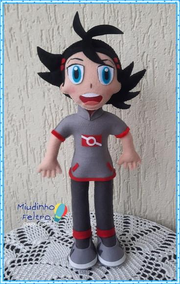 Kit Pokemon em Feltro - 8 Peças