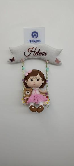 Porta Maternidade Menina e Urso