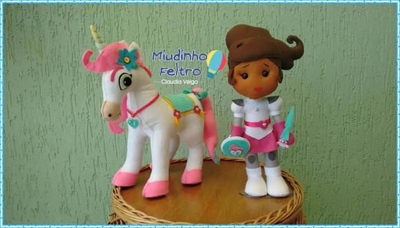 Princesa Nella em Feltro - Uma Princesa Corajosa