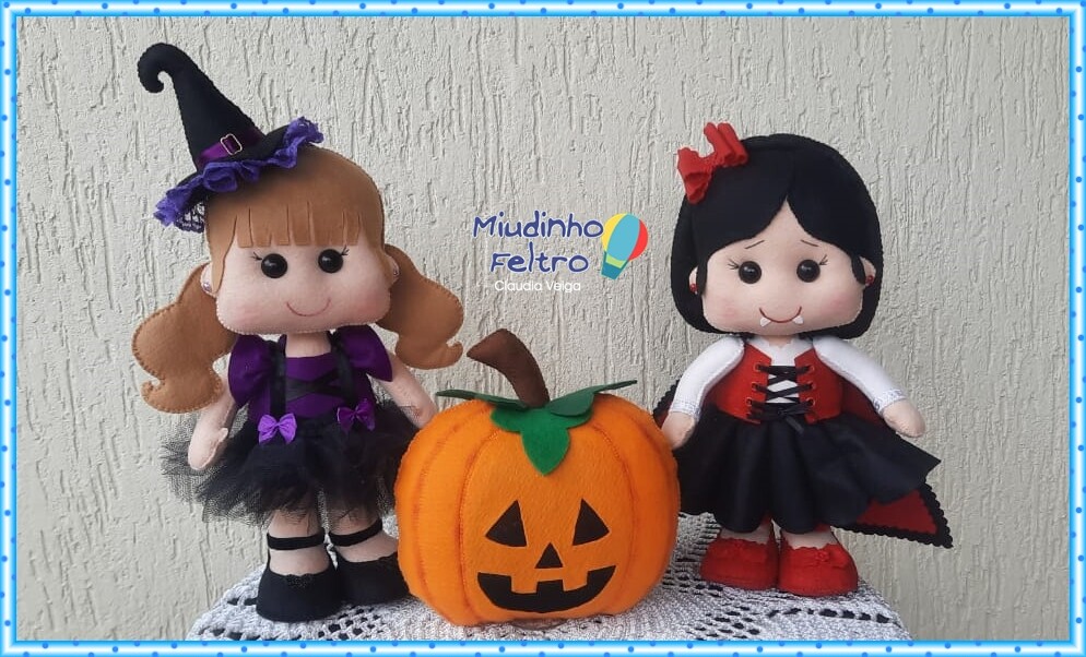Boneca Vampira em feltro
