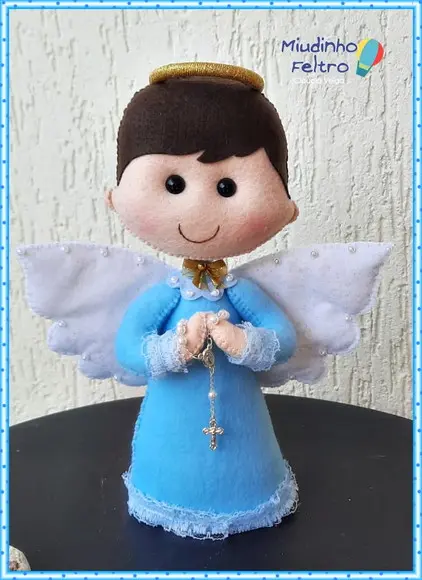 Anjo em feltro