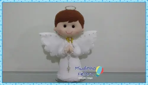 Anjo em feltro