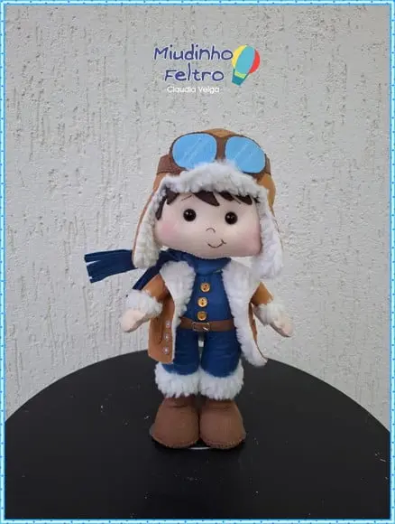 Aviador em Feltro