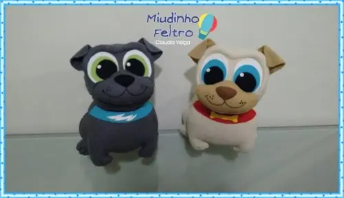 Bingo e Rolly em Feltro