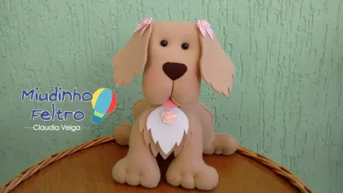 Cachorro em Feltro