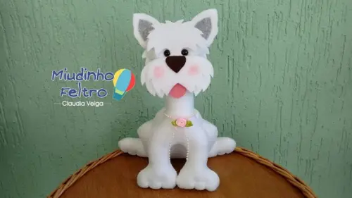 Cachorro em Feltro