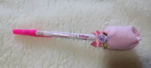 Caneta Personalizada com Tulipa Lembrancinhas