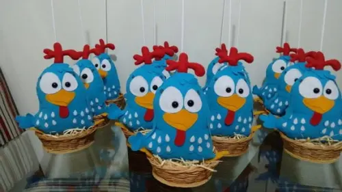 Centro de Mesa Galinha Pintadinha