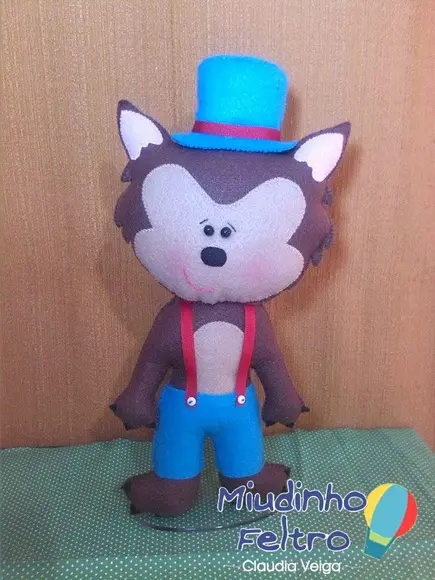 Chapeuzinho Vermelho em Feltro