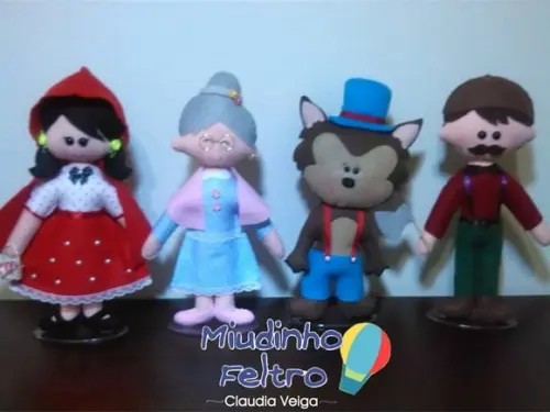 Chapeuzinho Vermelho em Feltro