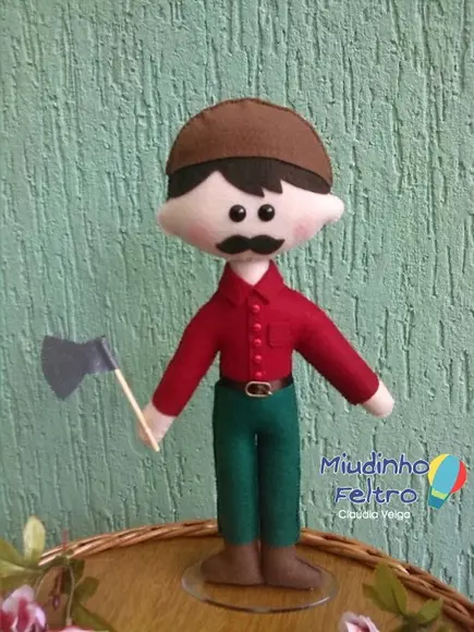 Chapeuzinho Vermelho em Feltro
