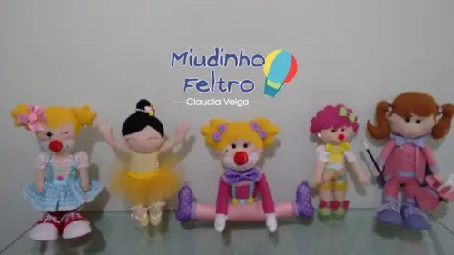 Circo Menina Rosa 7 Peças