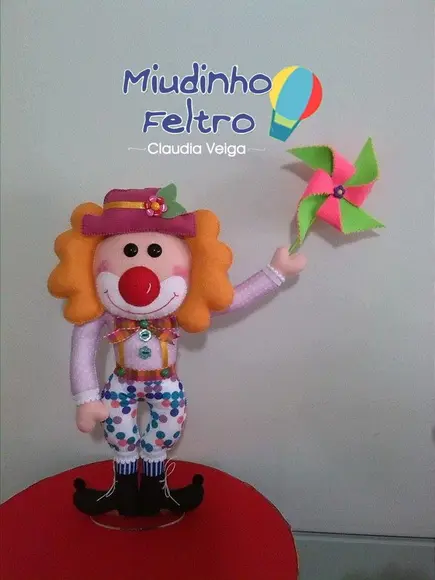 Circo em Feltro 7 Peças