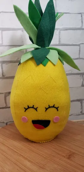 Frutas Divertidas em Feltro 7 Pecas
