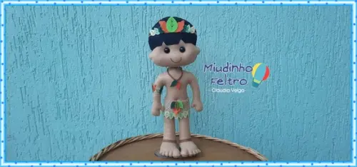 Indígena em Feltro Masculino