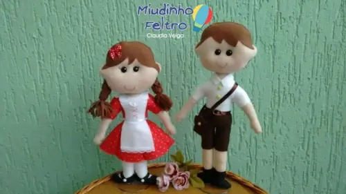 João e Maria em Feltro