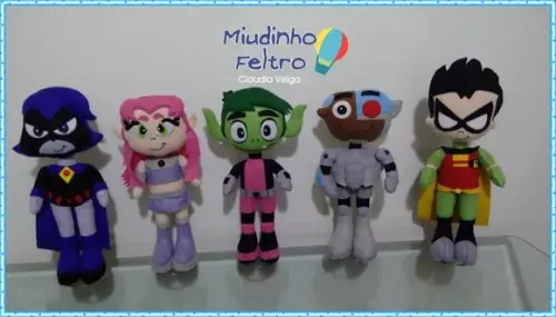 Jovens Titãs 5 Peças