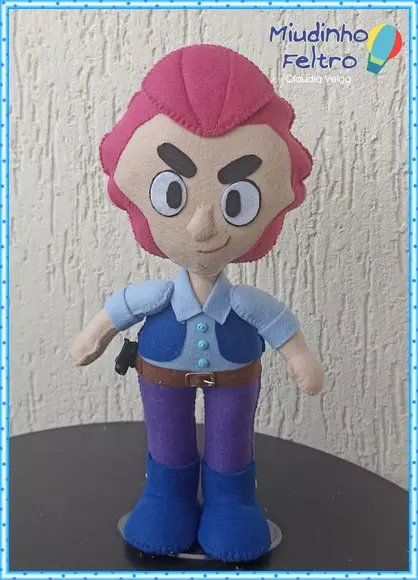 Kit Bonecos Brawl Stars em Feltro