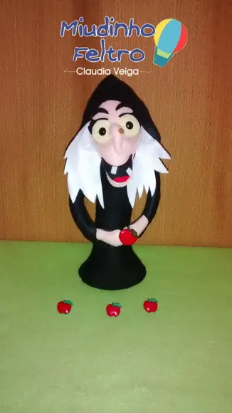 Kit Branca de Neve em Feltro - 11 Personagens