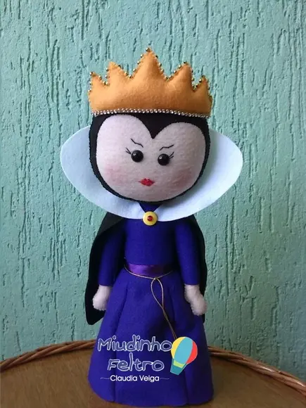 Kit Branca de Neve em Feltro - 11 Personagens