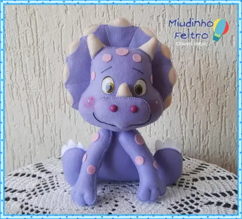 Kit Dinossauros Baby em Feltro