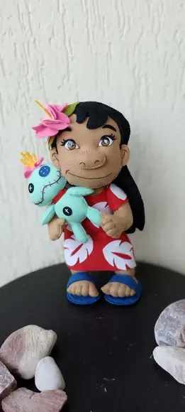Kit Lilo e Stitch em Feltro