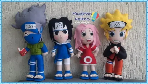 Kit Naruto em Feltro