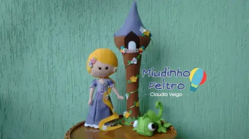 Kit Rapunzel Enrolados 5 Peças